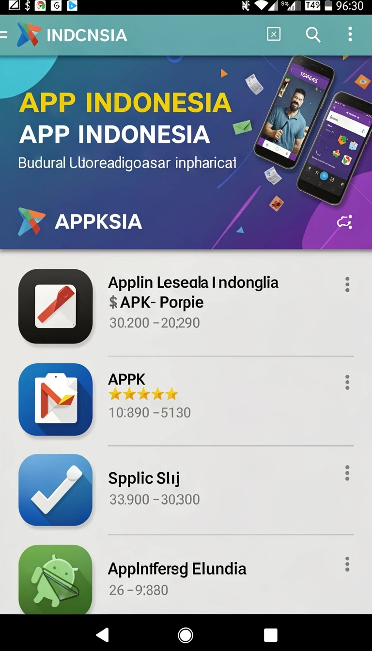 Tampilan utama aplikasi idn668